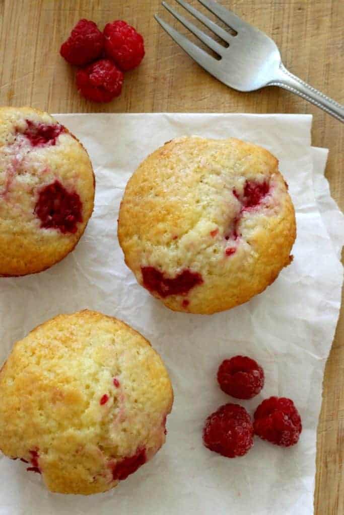 Raspberry & Lemon Curd Muffins (6)