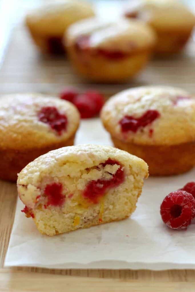 Raspberry & Lemon Curd Muffins (8)