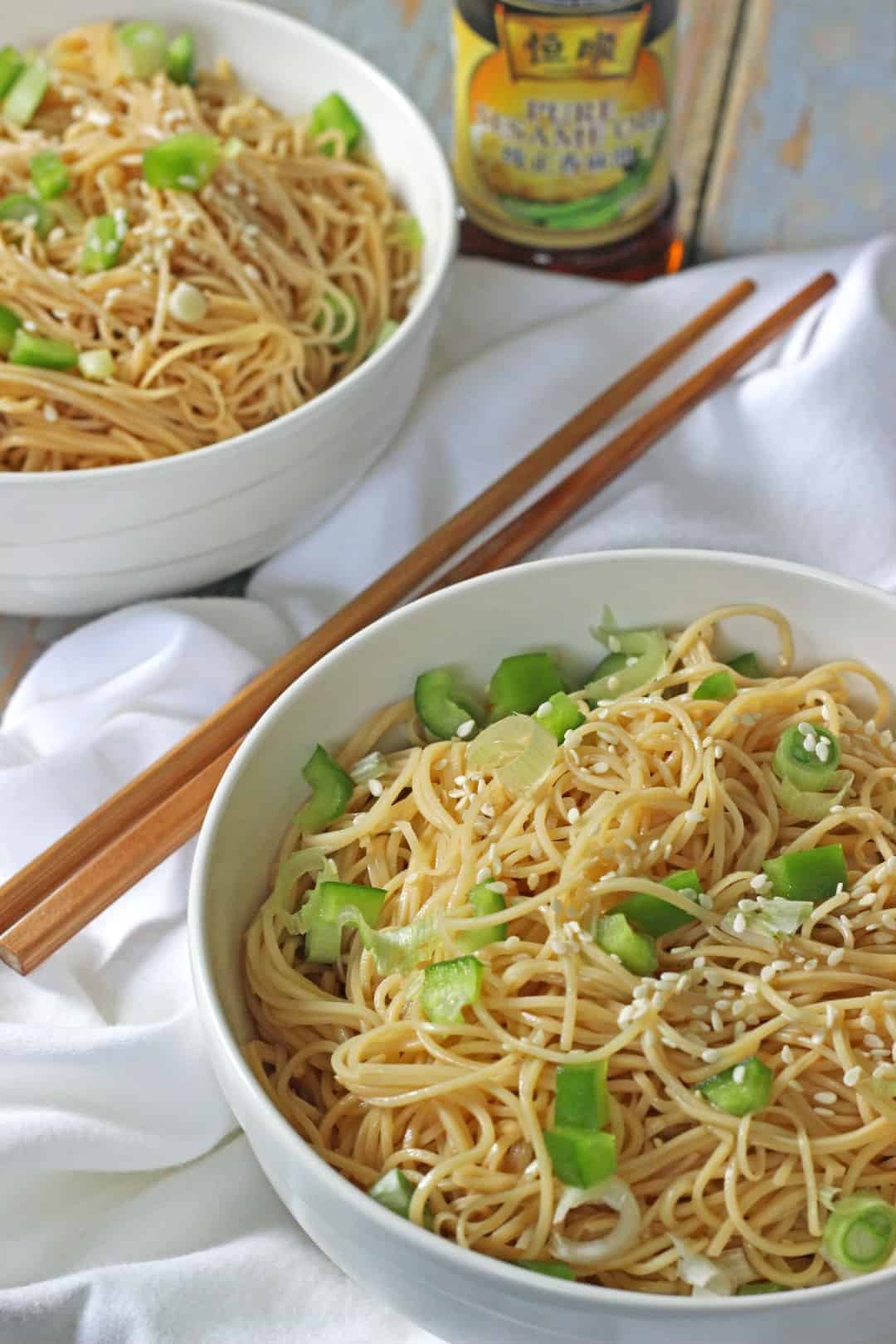 Simple Sesame Noodles The Kiwi Country Girl