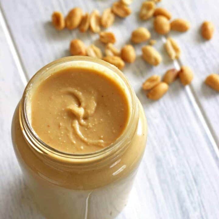 Homemade Peanut Butter made in 10 minutes, with 1 ingredient!