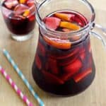 A delicious, summery, sparking red sangria!