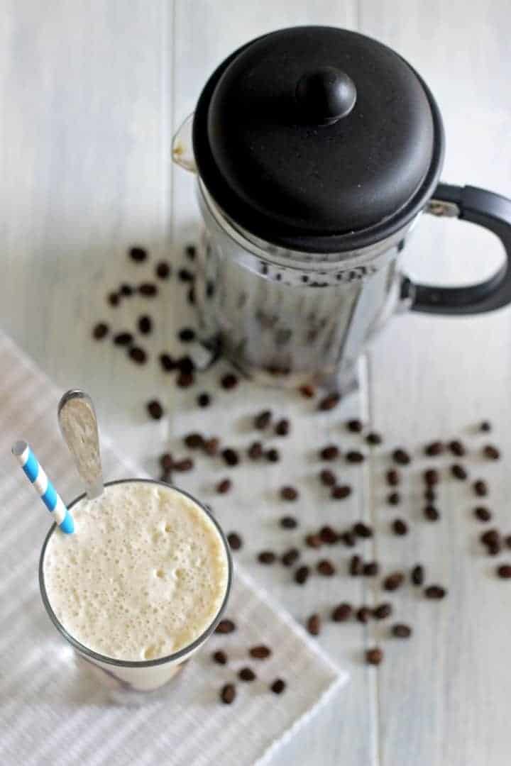 Homemade iced coffee - the perfect treat for a hot summer's day!