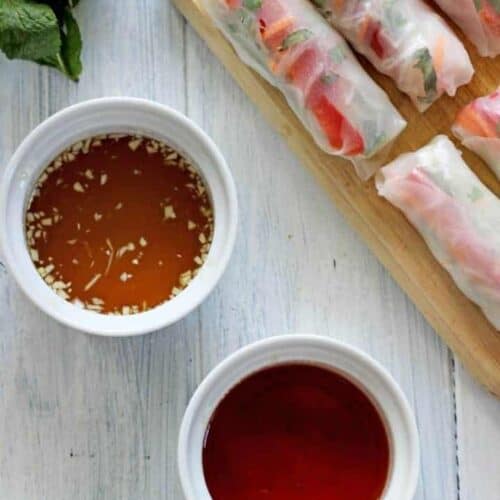 Vietnamese Rice Paper Rolls + Dipping Sauces The Kiwi Country Girl