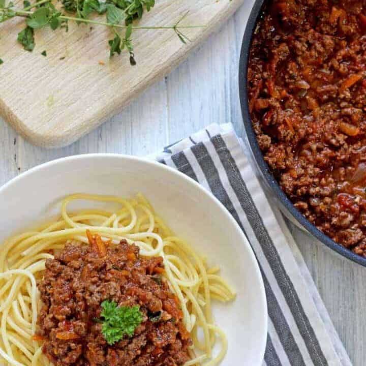 Super Simple Spaghetti Bolognese The Kiwi Country Girl