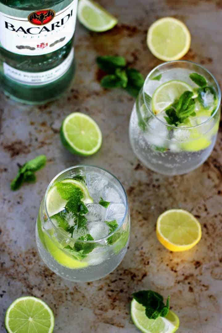 My version of a classic mojito - my all time favourite cocktail, perfect for summer, holidays or honeymoons! | recipe at thekiwicountrygirl.com