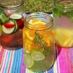 3 Fruit Flavoured Water Recipes - the perfect way to stay hydrated this summer with quick, easy and delicious fruit and herb flavoured water! | thekiwicountrygirl.com