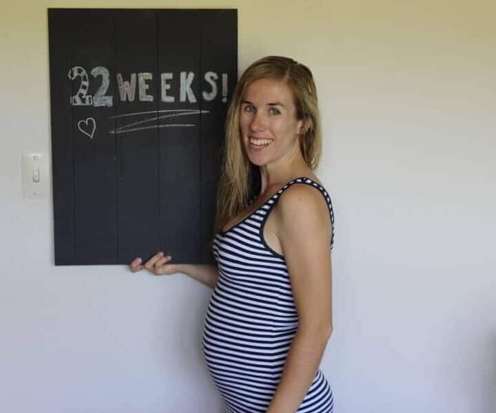 Update on Baby Mac - 22 weeks pregnant and starting to look like there's a baby in there! All the things I'm feeling, eating and being excited about!
