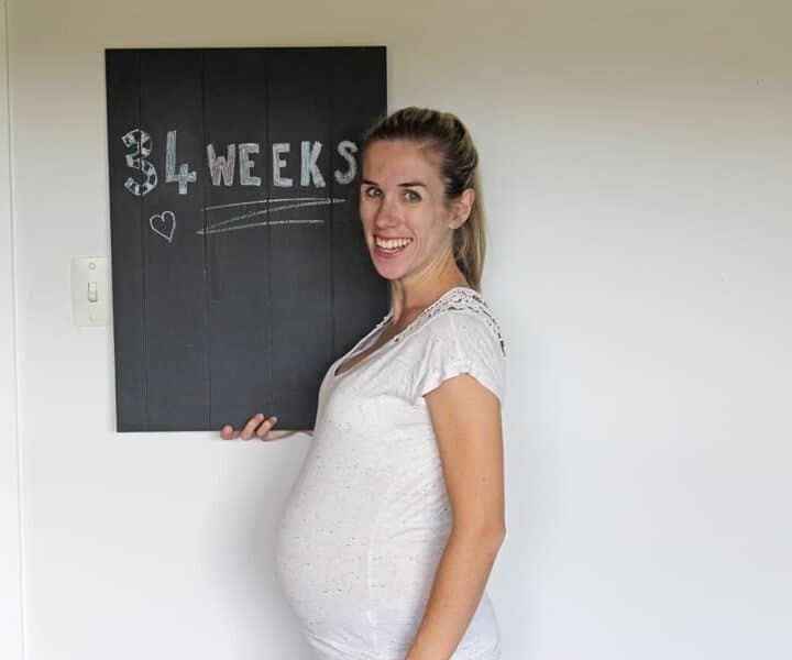 Update on Baby Mac - 34 weeks pregnant and feeling very pregnant! All the things I'm feeling, eating and being excited about!