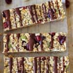 These No Bake Peanut Butter Chia Bars are the perfect healthy snack. They are tasty, full of great ingredients and only take 15 minutes to make! | thekiwicountrygirl.com