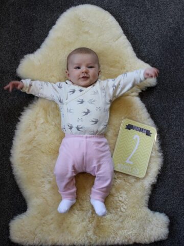 Sadie - 2 months. An update on our baby girl and what life has been like for her second month | thekiwicountrygirl.com