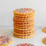 Homemade 100's & 1000's Biscuits - the best biscuits from when you were a kid, made at home! Freeze them for the perfect authentic crunch! | thekiwicountrygirl.com