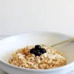 Coconut oatmeal - the perfect transitional breakfast from winter to summer. Tropical but still warm & cosy with lots of coconut flavour! | thekiwicountrygirl.com