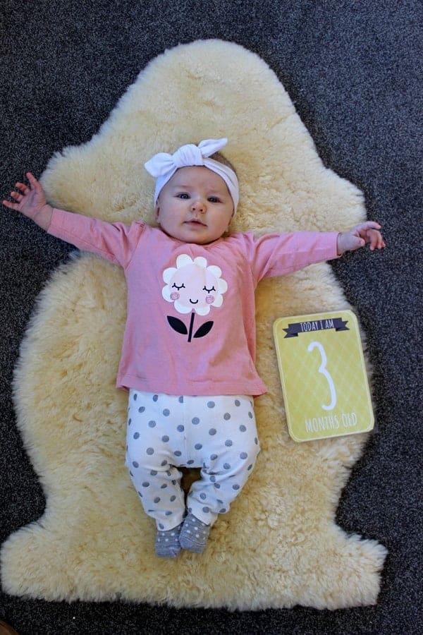Sadie - 3 months. An update on our baby girl and what life has been like for her third month. Lots of laughing, chatting and a family holiday! | thekiwicountrygirl.com