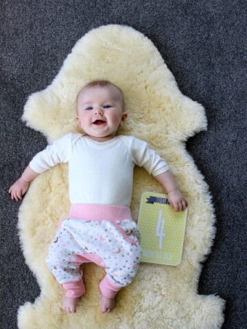 Sadie - 4 months - our happy baby girl and what she's been up to this month. Rolling, swimming, keeping us entertained...she's awesome!