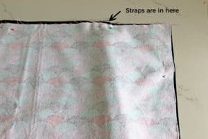 How to make a simple baby change mat - if you can sew a straight line, you can make this portable baby change mat - perfect for in the nappy/diaper bag or as a baby shower gift! | thekiwicountrygirl.com