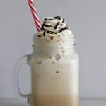 Homemade Frappuccino Recipe - now you can make your favourite iced coffee drink at home! Basic espresso flavour as well as how to make 3 other flavours | thekiwicountrygirl.com
