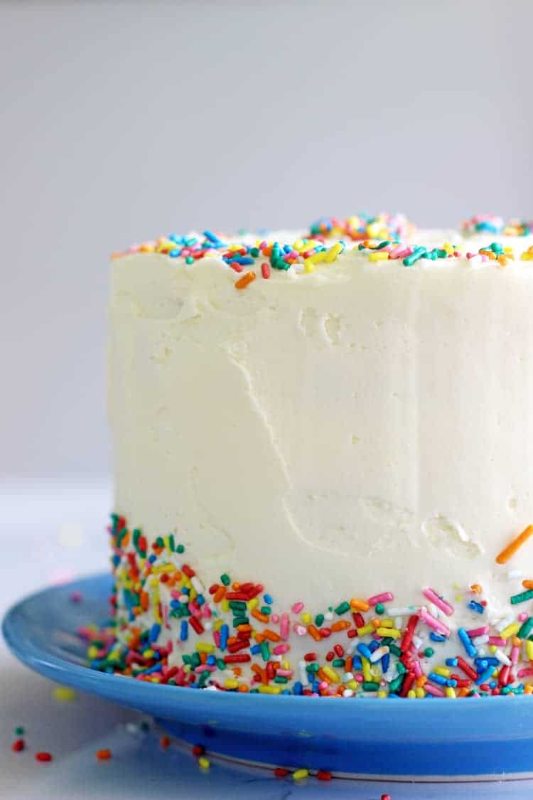 Sprinkle Cake - My Blog's 8th Birthday! - Jane's Patisserie