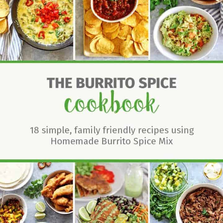 E-book cover for Burrito Spice E-cookbook