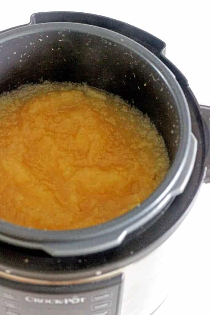 Instant pot with applesauce