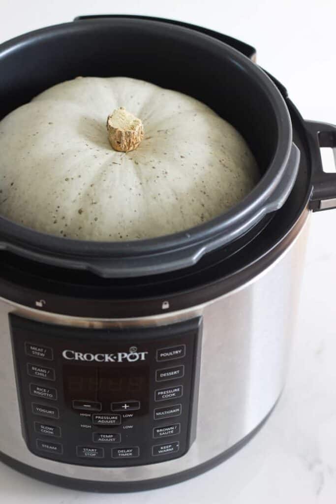 Whole pumpkin in instant pot/multi cooker