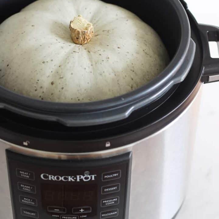 Whole pumpkin in instant pot/multi cooker