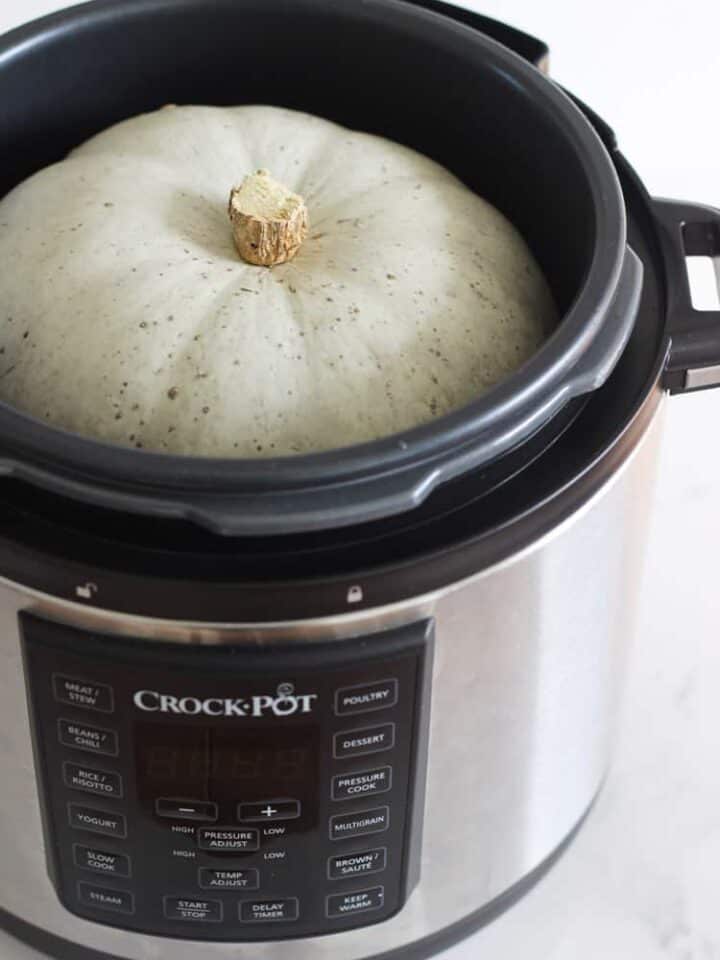 Whole pumpkin in instant pot/multi cooker