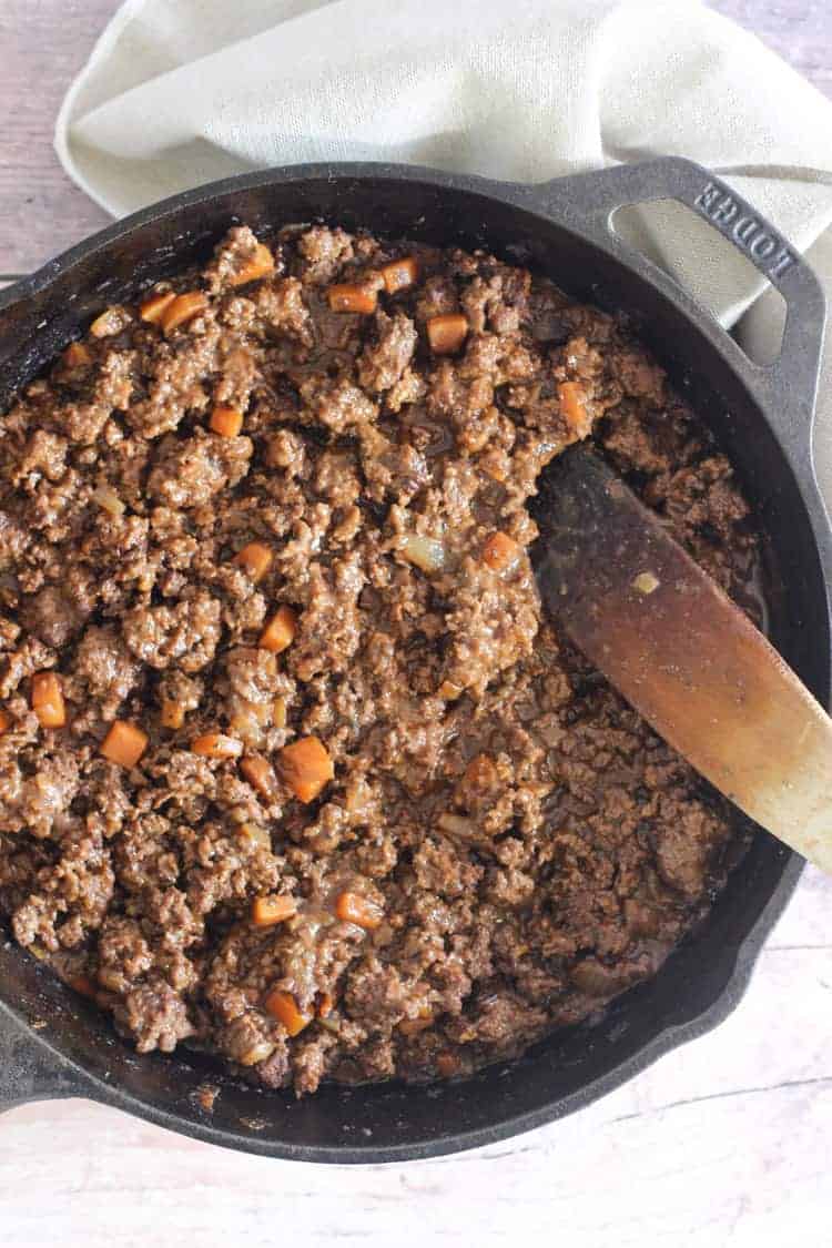 Pan of mince