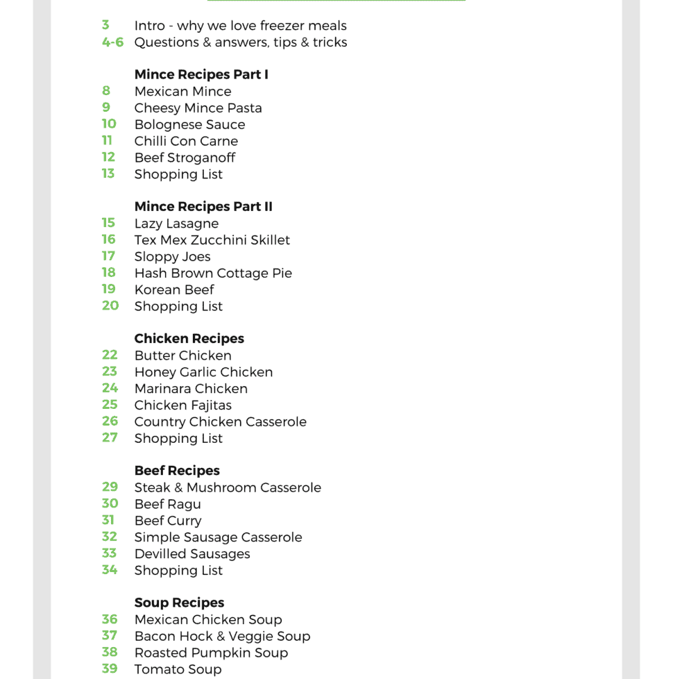 Easy Freezer Meals - 25 Dump Bag Recipes - The Kiwi Country Girl