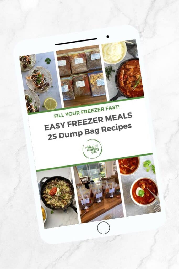 Easy Freezer Meals - 25 Dump Bag Recipes - The Kiwi Country Girl