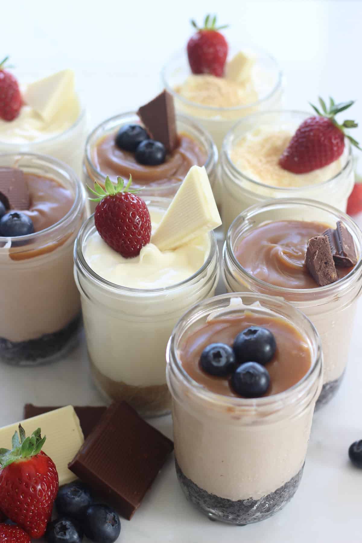 Mini Cheesecake Jars The Kiwi Country Girl