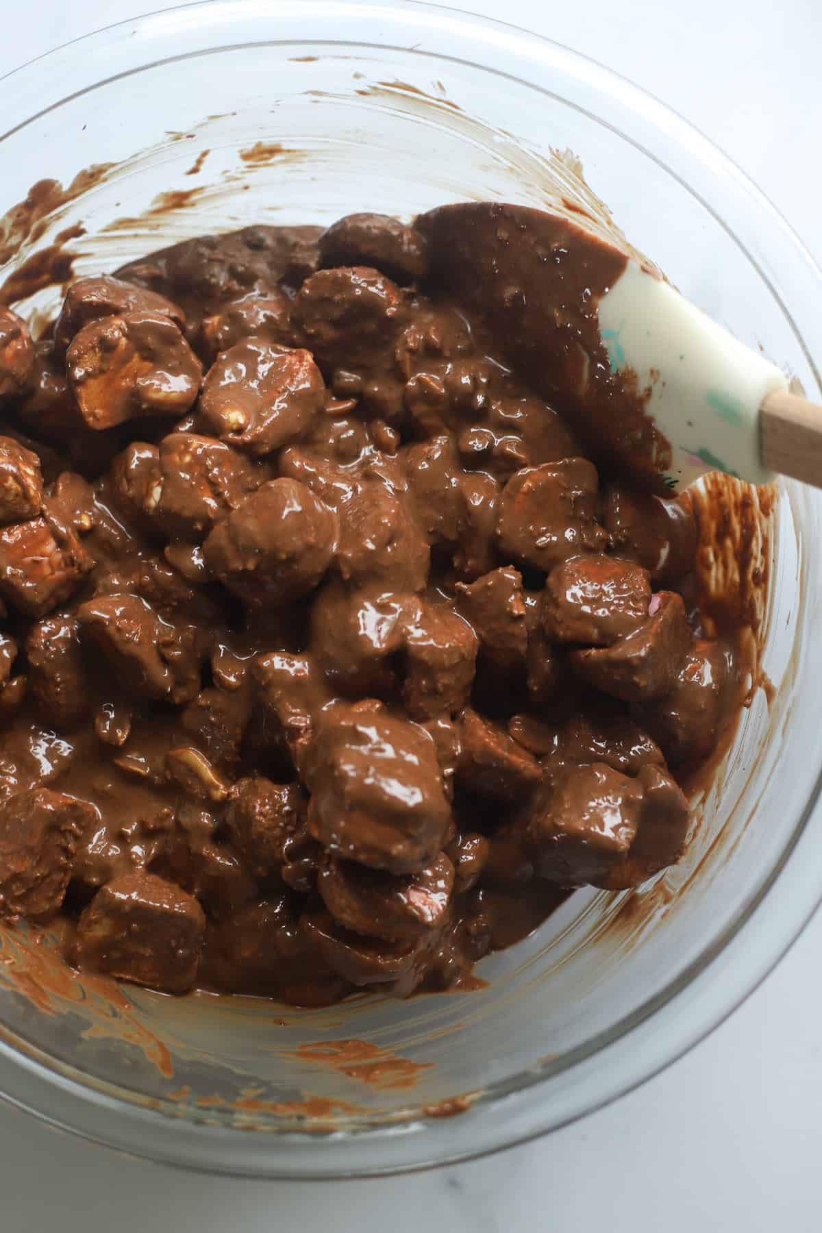 Rocky road in a bowl